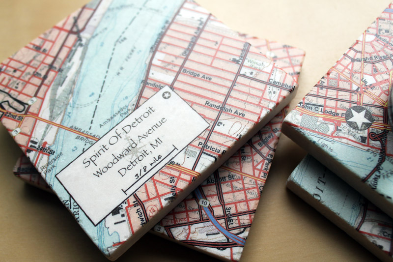 Wading In Big Shoes: Personalized Address Coasters From UncommonGoods