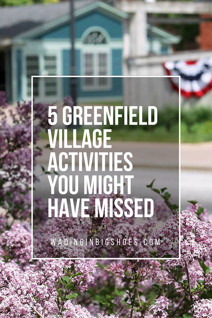 5 Greenfield Village Activities You Might Have Missed-Wading in Big Shoes