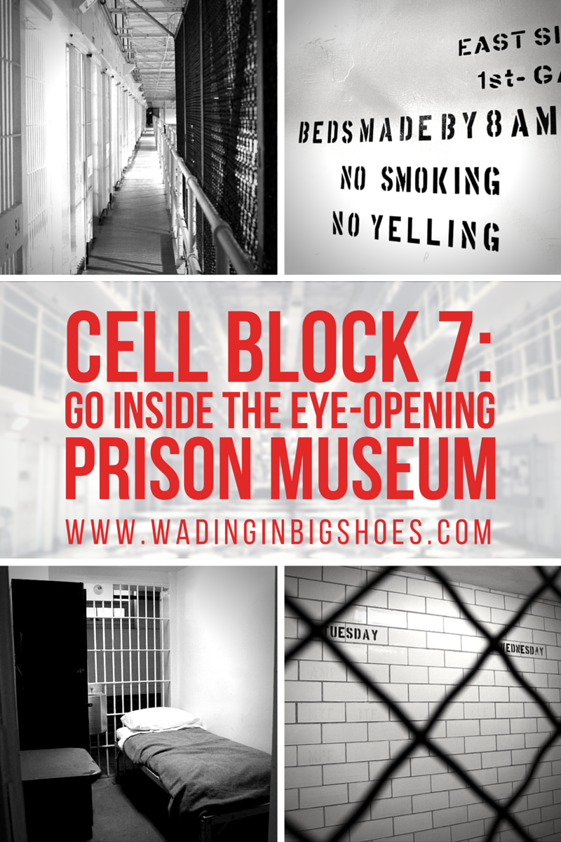 Cell Block 7: Go Inside Jackson’s Eye-Opening Prison Museum // Ever wondered what life inside a prison looks like, but don't want to find out the hard way? Take a look inside Jackson's Cell Block 7 prison museum, a formerly active cell block located at the current Michigan Southern Regional Prison! - Click to read more on Wading in Big Shoes (www.wadinginbigshoes.com)
