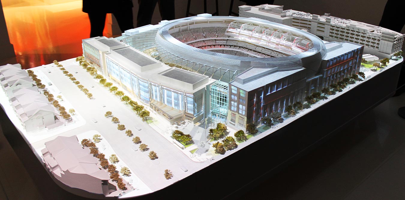 New look at the Red Wings' arena in District Detroit's Preview Center