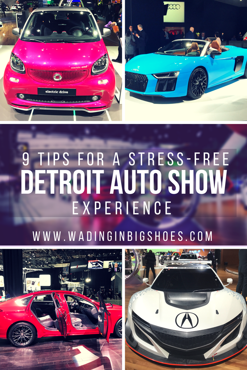 9 Tips For A Stress-Free Detroit Auto Show Experience // Thinking of visiting the Detroit Auto Show (North American International Auto Show/NAIAS) but aren't sure where to start? Check out these 9 tips that will help you plan an amazing visit! (via Wading in Big Shoes)
