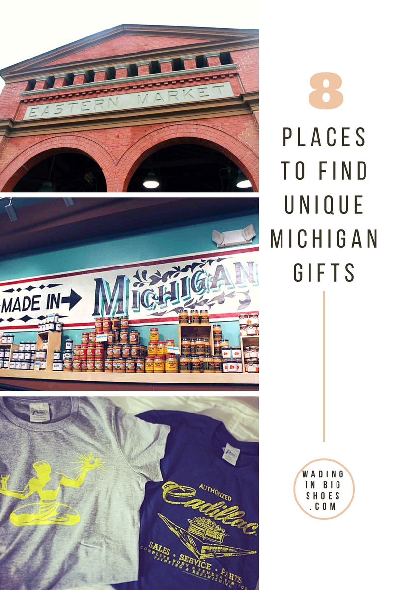 8 Places To Find Unique Michigan Gifts In Metro Detroit (via Wading in Big Shoes) - Michigan-made brands and products from Michigan retailers