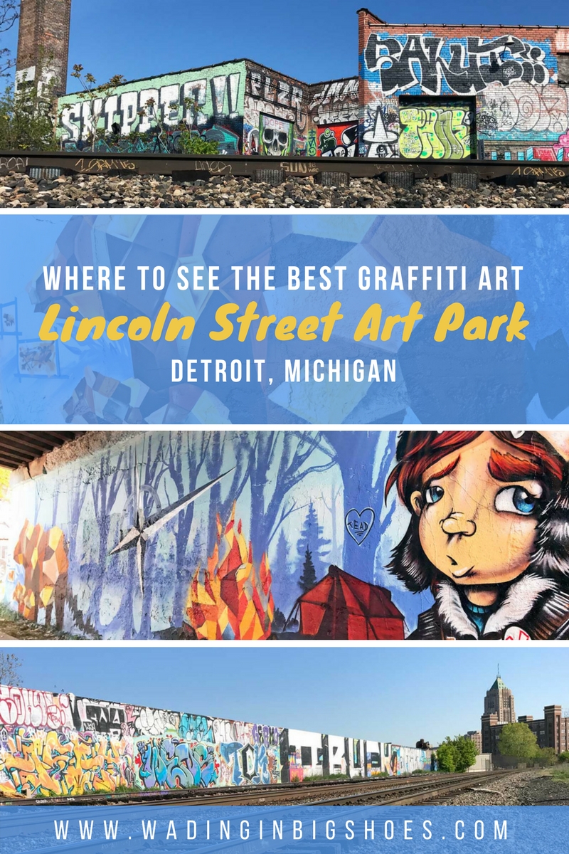 Tourism Cares For Detroit: Graffiti For A Cause (Wading in Big Shoes) // See how a world-renowned urban graffiti artist and hundreds of travel & tourism volunteers came together to create a tribute to two Detroit urban art legends