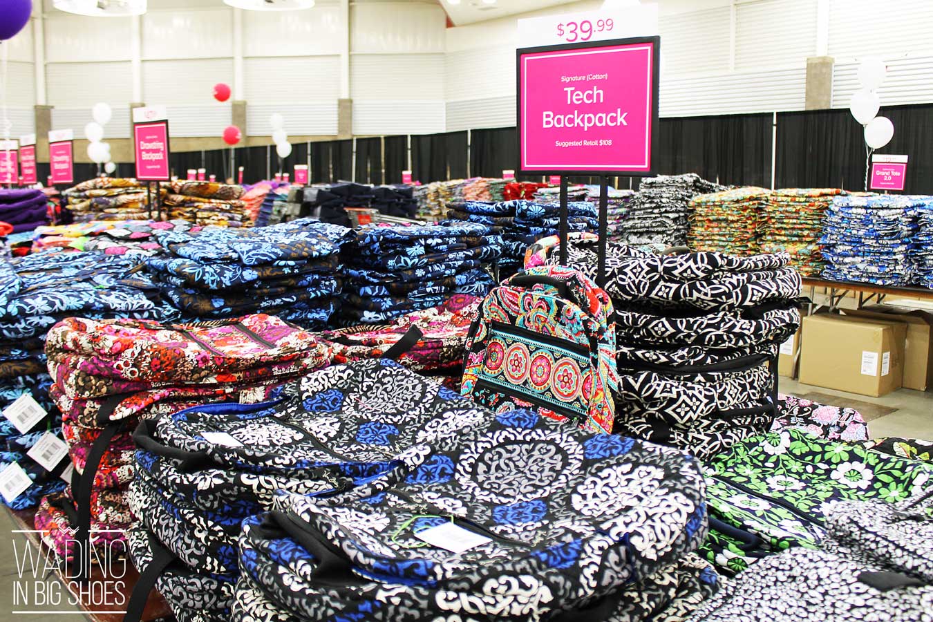 Girls’ Getaway Weekend: Inside Vera Bradley’s Massive Annual Outlet Sale (via Wading in Big Shoes) | The Vera Bradley annual outlet sale in Fort Wayne, Indiana features 100,000 square feet of authentic merchandise for 40-60 percent off. Thousands of people visit every year--find dates and learn how to register here!