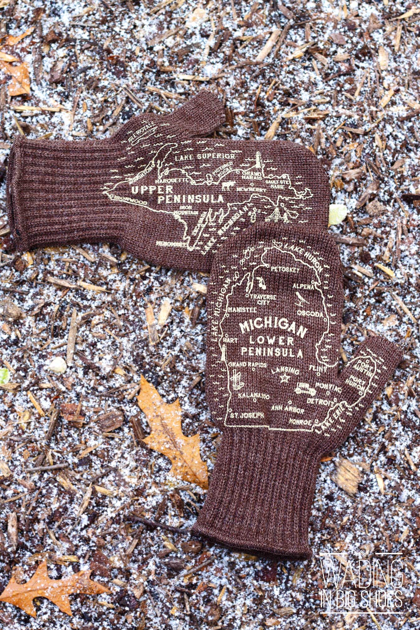 Getting Cozy At Home With Michigan Mittens | via Wading in Big Shoes