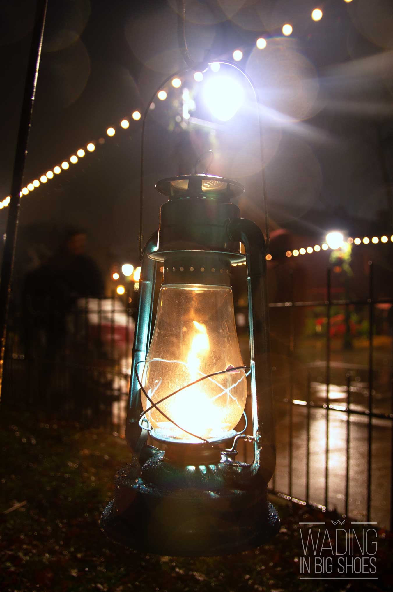 What Happens When It Rains During Holiday Nights In Greenfield Village? (via Wading in Big Shoes)