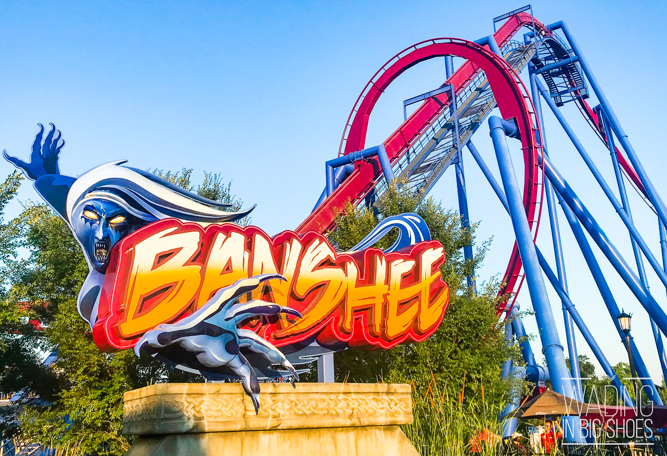Wading in Big Shoes - Just How Scary Are The Roller Coasters at Kings Island? - Ride Guide & Review