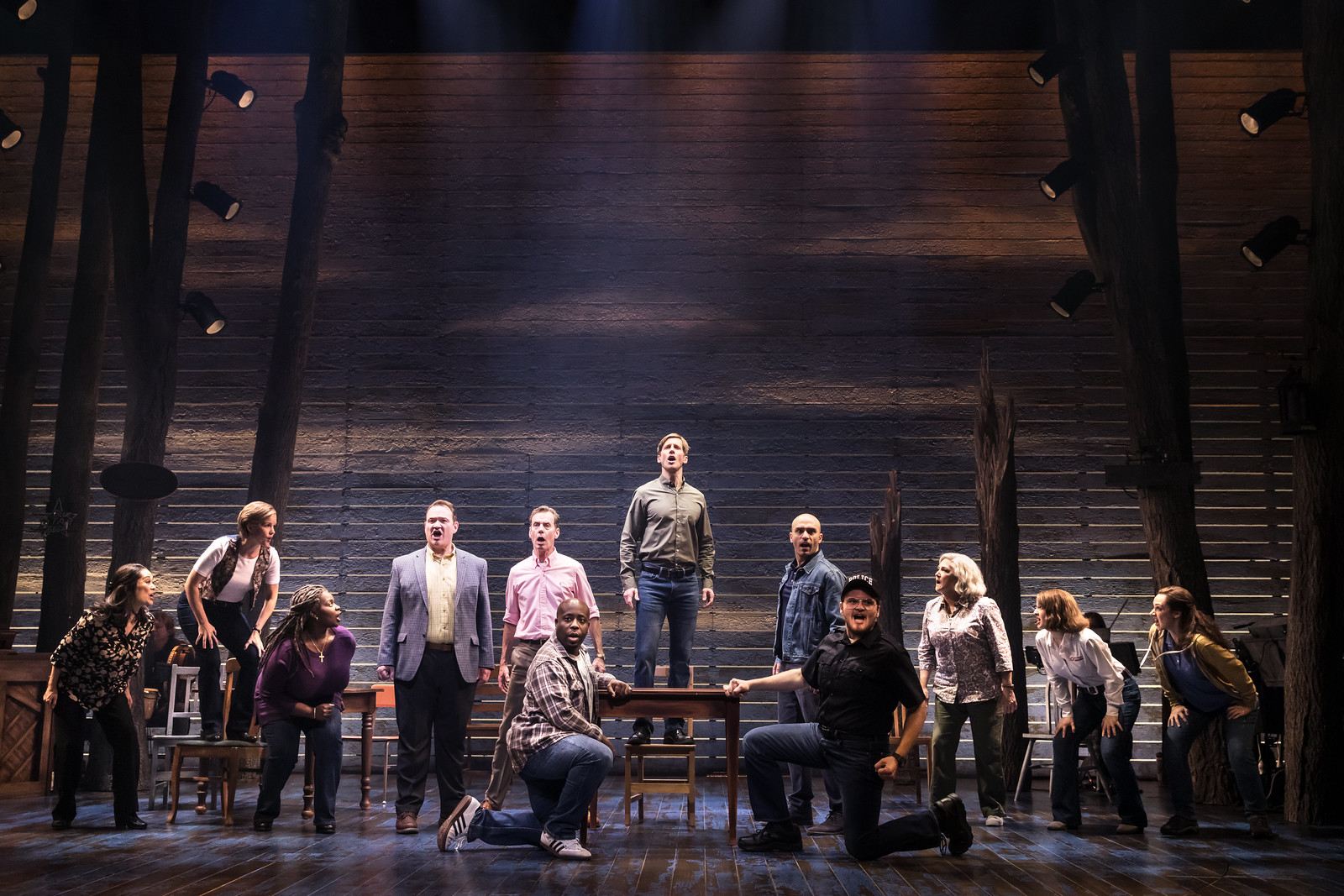 Broadway in Detroit: ‘Come From Away’ Debuts At Fisher Theatre (Photo by Matthew Murphy) - via Wading in Big Shoes