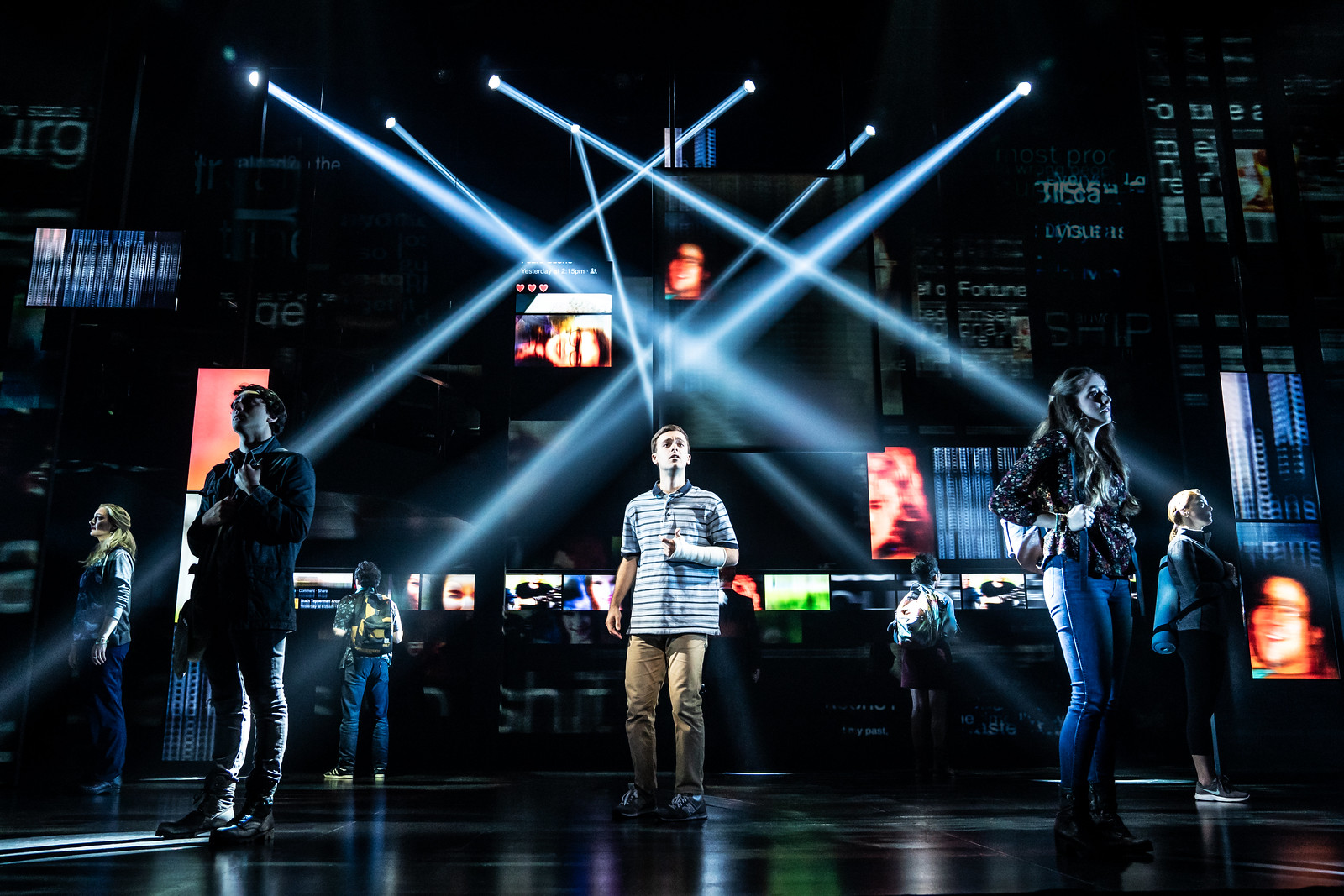 Wading in Big Shoes - Broadway In Detroit: 'Dear Evan Hansen' at the Fisher Theatre (photo by Matthew Murphy)