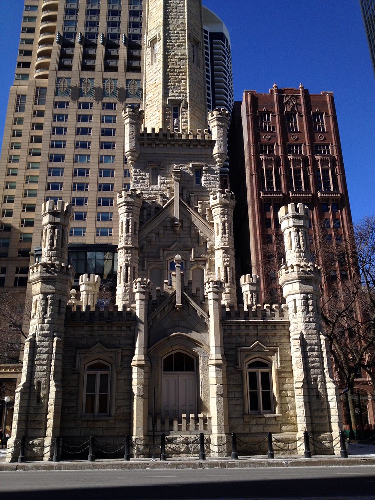 Old Chicago Water Tower - Windy City - See Highlights From Around Chicago, Illinois! (via Wading in Big Shoes)