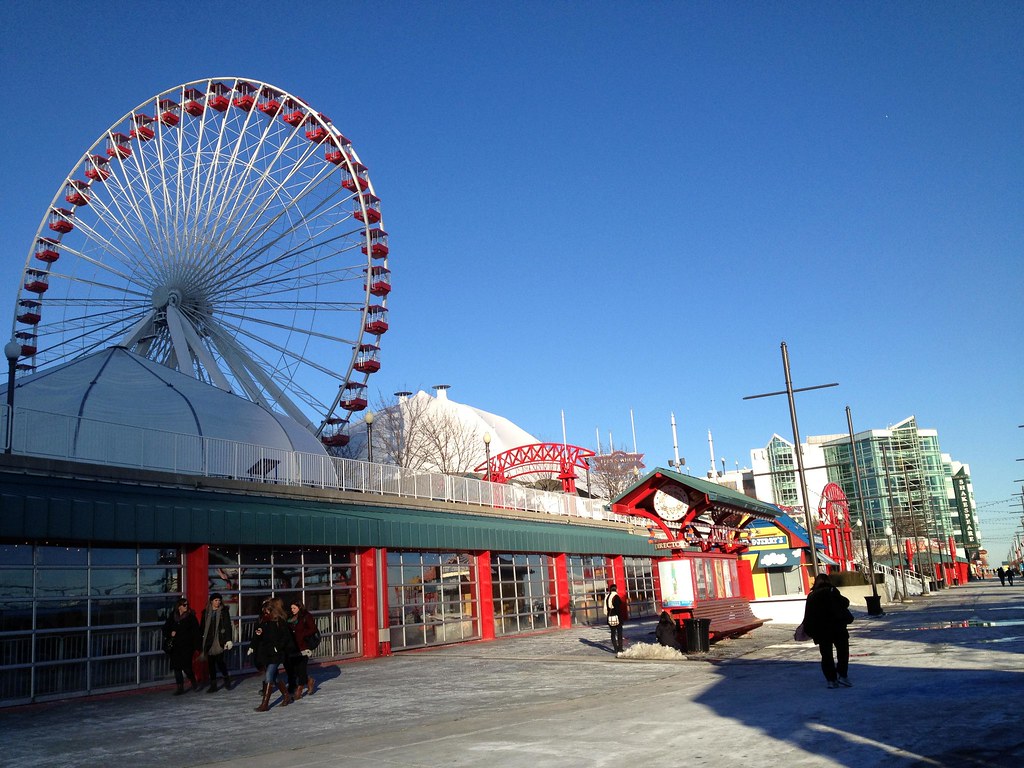 Navy Pier - Windy City - See Highlights From Around Chicago, Illinois! (via Wading in Big Shoes)
