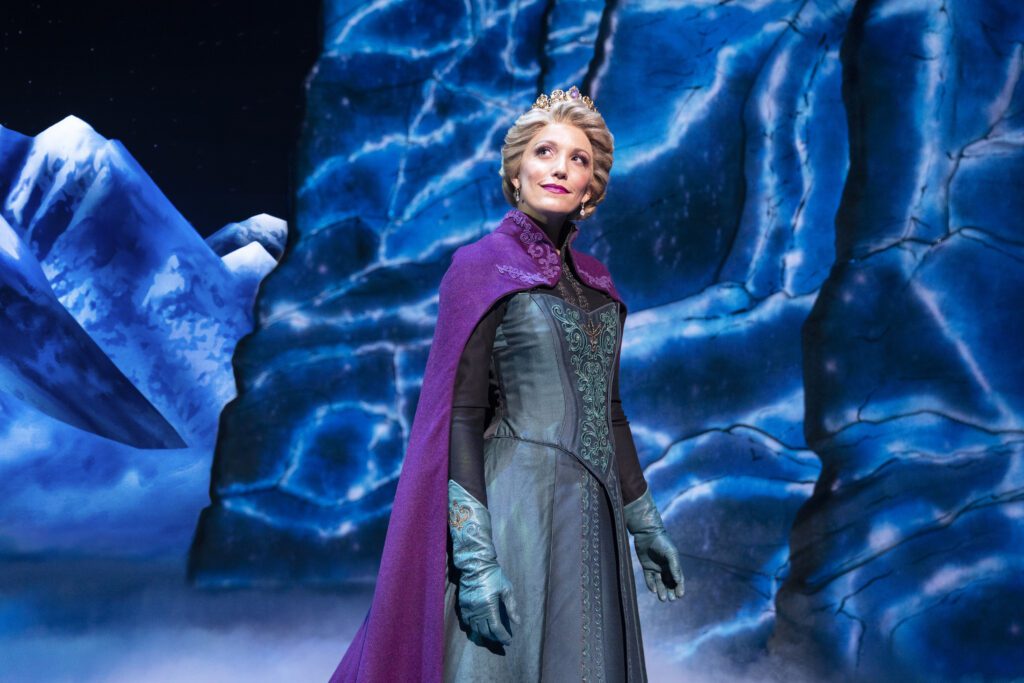Disney’s ‘Frozen’ Plays The Detroit Opera House November 29 – December 17, 2023 // Caroline Bowman as Elsa - Photo by Matthew Murphy for Disney.