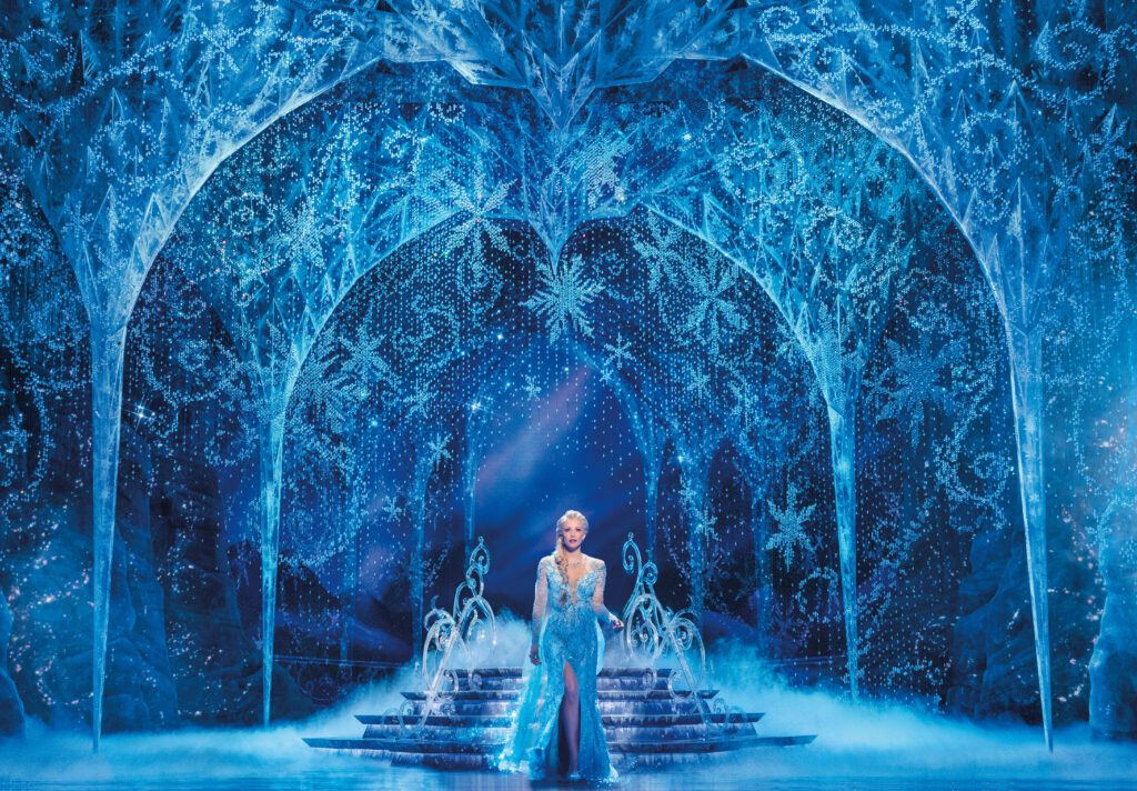 Disney’s ‘Frozen’ Plays The Detroit Opera House November 29 – December 17, 2023 // Caroline Bowman as Elsa, Photo by Deen van Meer for Disney.