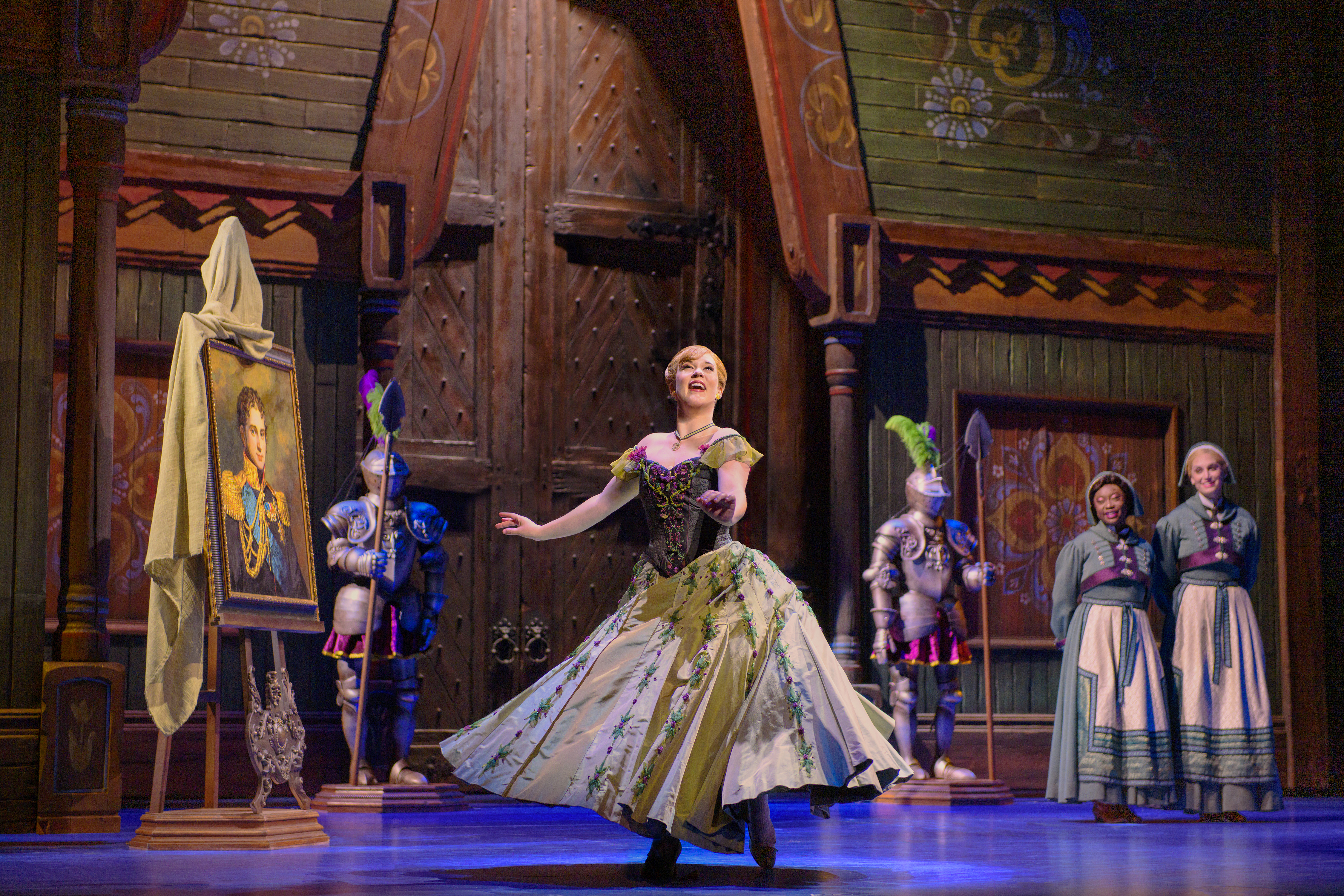 Disney’s ‘Frozen’ Plays The Detroit Opera House November 29 – December 17, 2023 // Lauren Nicole Chapman as Anna. Photo by Deen van Meer for Disney.