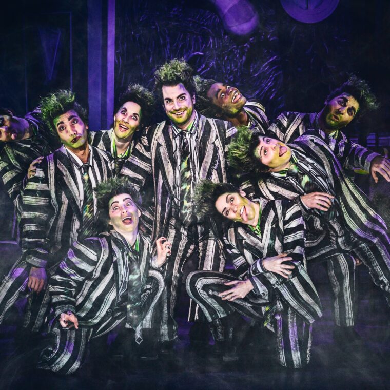 Justin Collette (Beetlejuice) and Tour Company of Beetlejuice | Photo by Matthew Murphy, 2022